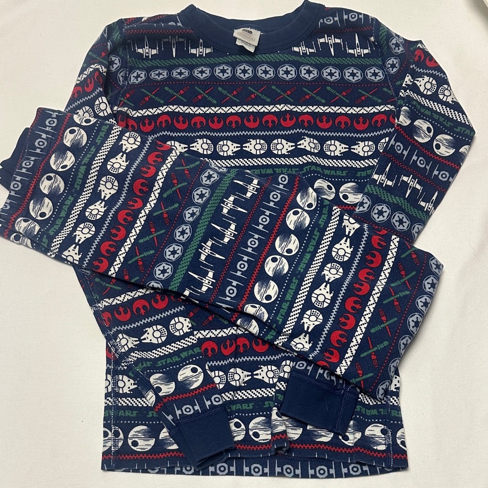 Star Wars Navy Blue Red Green Holiday Pajama Set